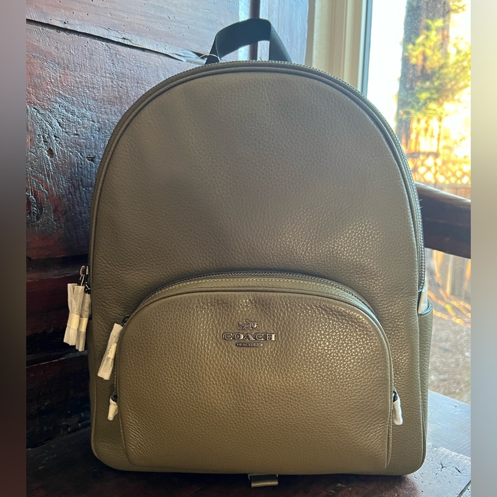 COACH LARGE COURT BACKPACK (new) Color KELP (green)